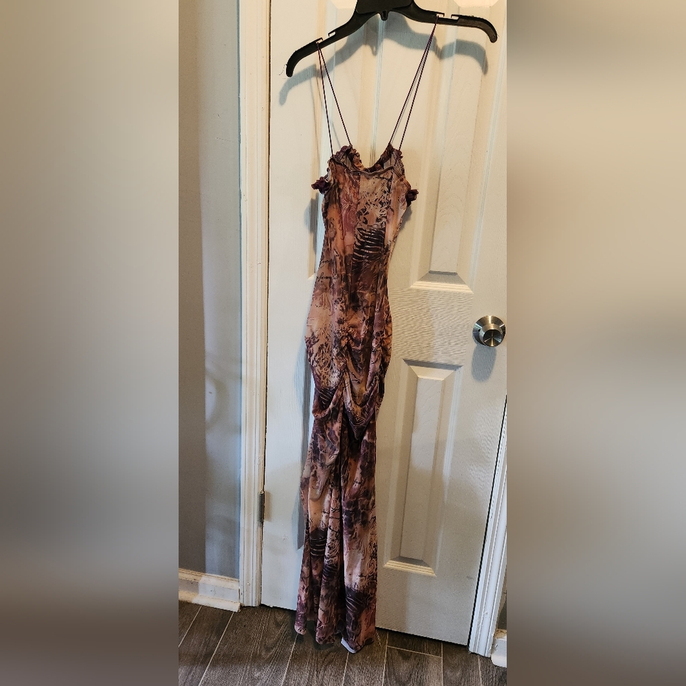 Spaghetti Strap Ruffle Dress - Picture 4 of 6